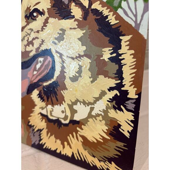 1960's Paint by Numbers-Dogs Vintage 12" X 16" German Shepard and Great Dane - Picture 3 of 4